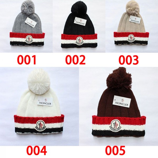 モンクレールMoncler ハイブランドニット帽子 レディース 防寒 ニットキャップ ポンポン付き 毛糸帽子 冬 春 秋 小顔効果 可愛い 手編み おしゃれ 無地 裏起毛 防寒 ニット 冬帽子 アウトドア スキー スノー 寒さ対策 ファッション 冬物 プレゼント