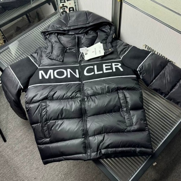 Moncler モンクレールハイブランドジャケット メンズ ダウンジャケット 中綿コート S-4XL 中長丈 フード付き 着脱可 アウター 厚手 防寒着 防風 通勤 通学 暖かい カジュアル おしゃれ ユニセックス 秋冬 秋服 冬服