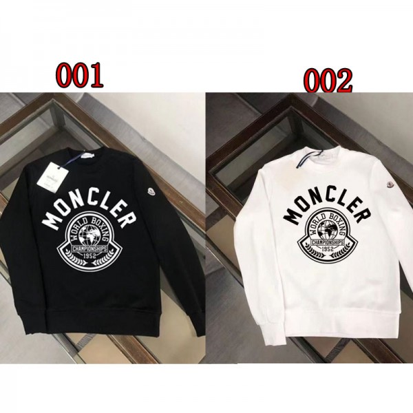 Moncler モンクレールスウェットハイブランド秋冬ブランドトレーナー裏起毛スウェット偽物 男女兼用 トレーナースウェットパーカー M-5XL セレブ愛用