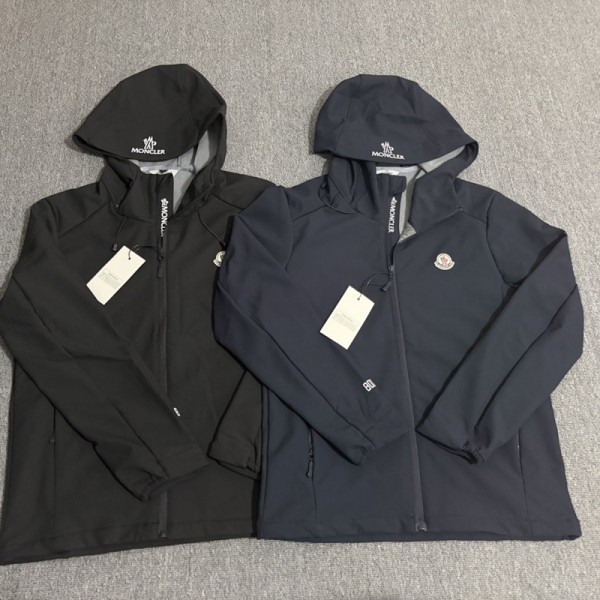 ハイブランドMoncler モンクレールジャケット メンズ 秋 ウインドブレーカー ブルゾン カジュアル マウンテンパーカー 防風 軽量 大きいサイズ フード付き アウトドア トップス XL-4XL 登山 無地 おしゃれ 春
