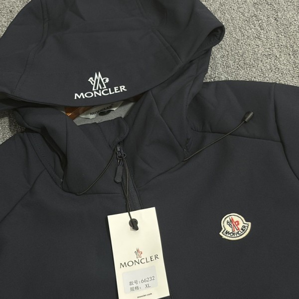 ハイブランドMoncler モンクレールジャケット メンズ 秋 ウインドブレーカー ブルゾン カジュアル マウンテンパーカー 防風 軽量 大きいサイズ フード付き アウトドア トップス XL-4XL 登山 無地 おしゃれ 春