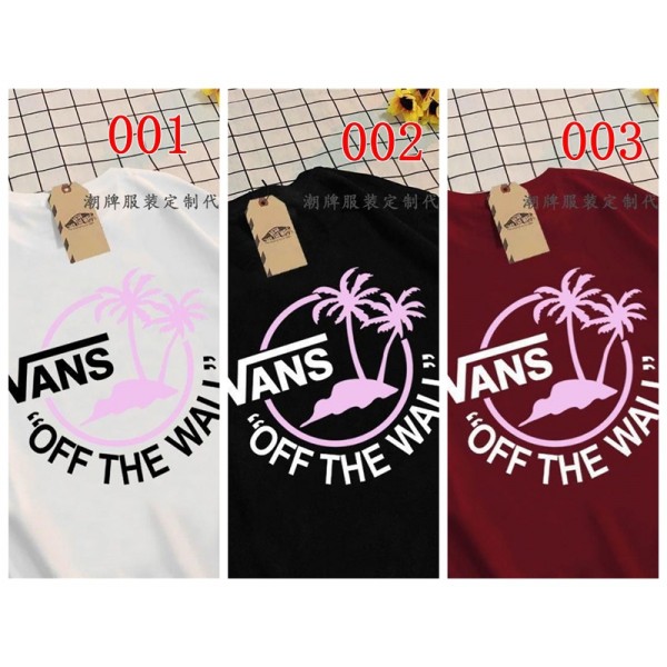 ハイブランドVANSバンズ tシャツ夏 おしゃれ ブランド半袖tシャツ ブランド流行りtシャツ 上着 カジュアル 大人の上質Tシャツ XS-5XL