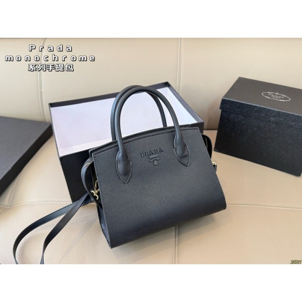 Prada プラダハイブランドハンドバッグ ビジネス レディース  肩掛けバッグ ショルダーバッグ 手提げ 大きめ PUレザー 手提げカバン 自立 2way ファスナー付き 肩掛け 鞄 ママ 女性 バレンタイン ギフト