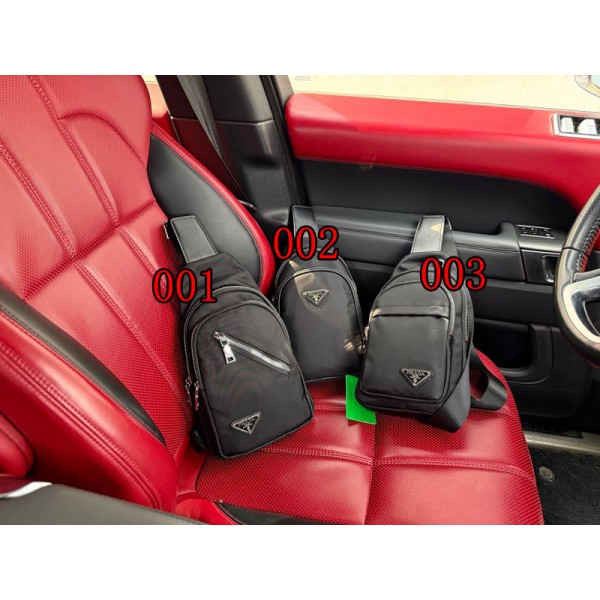 Prada プラダブランドボディバック メンズ 斜めがけバック 大容量 ショルダーバック 防水 ワンショルダーバック クロスボディバック メンズバック 多機能