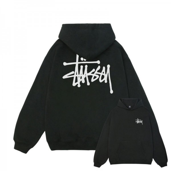 Stussy ステューシーハイブランドプルオーバーパーカー偽物ブランドトレーナー裏起毛ブランドスウェット上着ゆったりスウェット偽物 男女兼用S - 3XL