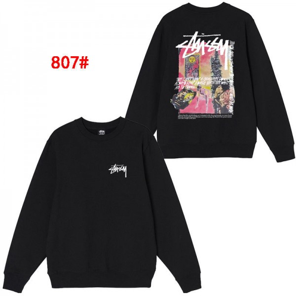 Stussy ステューシーハイブランドパーカー スポーツコート 秋 アウター メンズ 冬 メンズ カットソー 長袖 裏起毛 メンズ 春 メンズ トレーナー プルオーバー メンズ 春 パーカー メンズ派手パーカー M - 3XL
