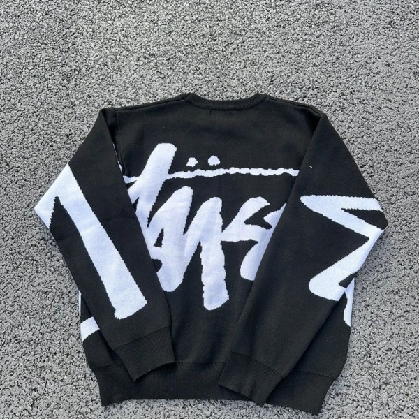 Stussy ステューシーハイブランドレディース セーター ニット トップス 長袖 クルーネック 英字柄 S-XL カジュアル 暖かい 大人 おしゃれ 着痩せ 柔らかい ゆったり カジュアル おしゃれ 可愛い 通勤 お出掛け 春 秋 冬