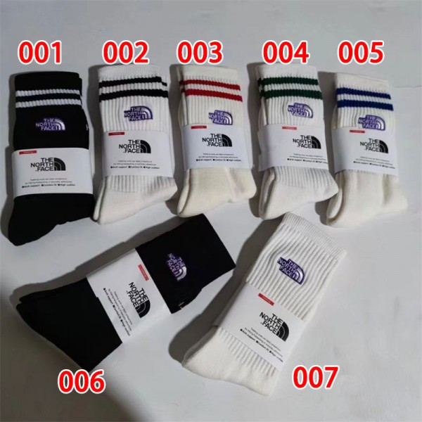 ザノースフェイス THE NORTH FACEハイブランド ソックス 綿製ブランド ストッキング 大人気浅口ソックス 女の子好き 韓国上質な コットン ソックス くつした