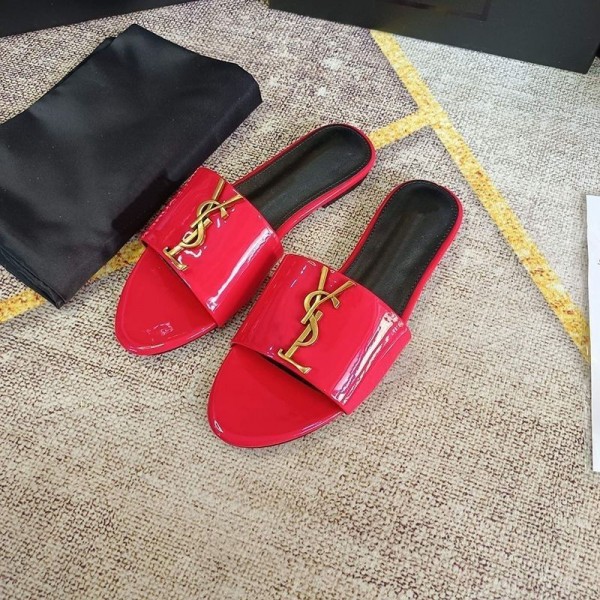 Ysl イブサンローランブランドミュール サンダル レディース ローヒールヒール ミュールサンダル レッチアッパーミュール チャンキーヒール ビーチサンダル 歩きやすい サボ おしゃれ スリッパ 美脚 225¬260cm