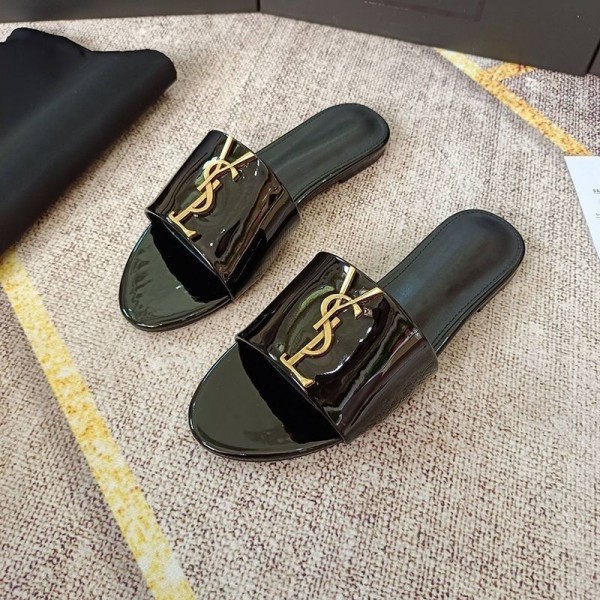 Ysl イブサンローランブランドミュール サンダル レディース ローヒールヒール ミュールサンダル レッチアッパーミュール チャンキーヒール ビーチサンダル 歩きやすい サボ おしゃれ スリッパ 美脚 225¬260cm