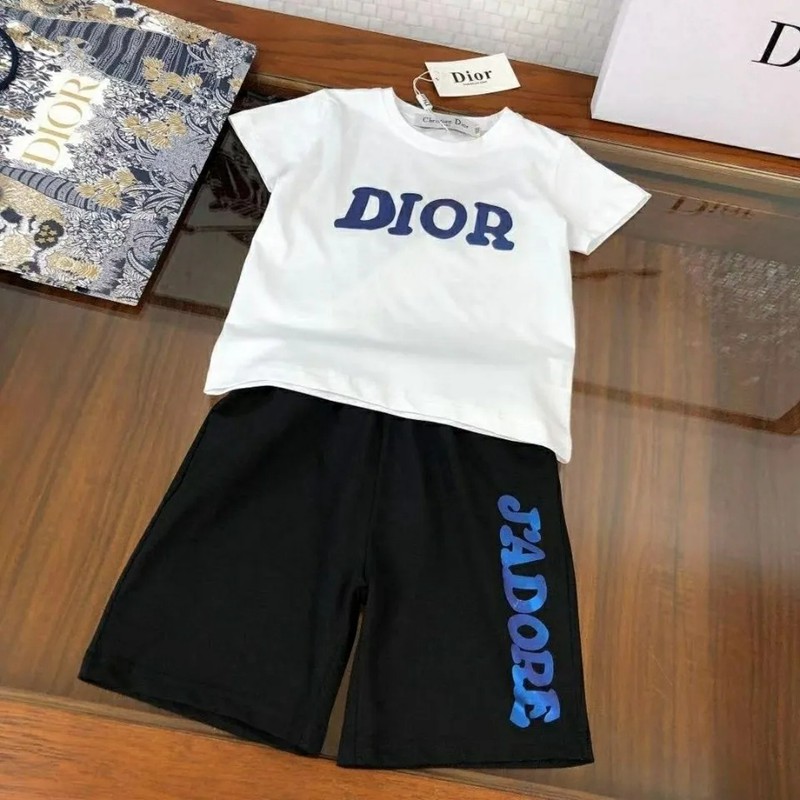 Diorブランドtシャツ半ズボンスーツファッション簡約ディオール