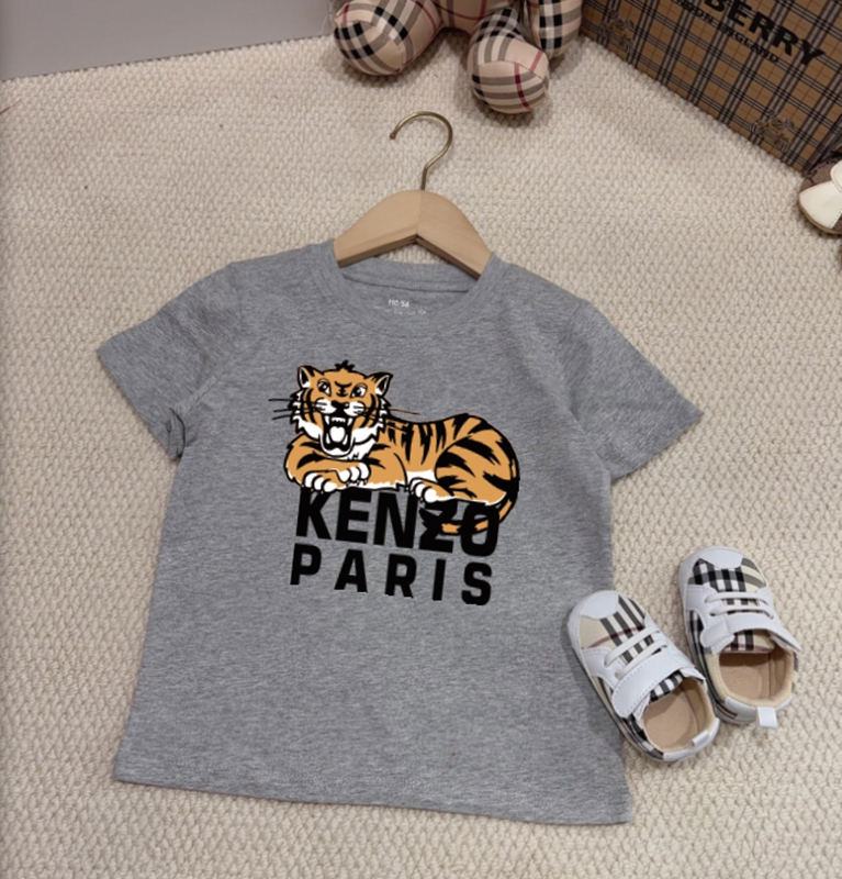 ケンゾー ストリート感プリントtシャツ 