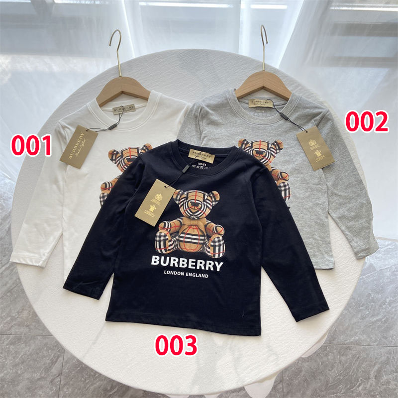 バーバリーブランド子供tシャツ