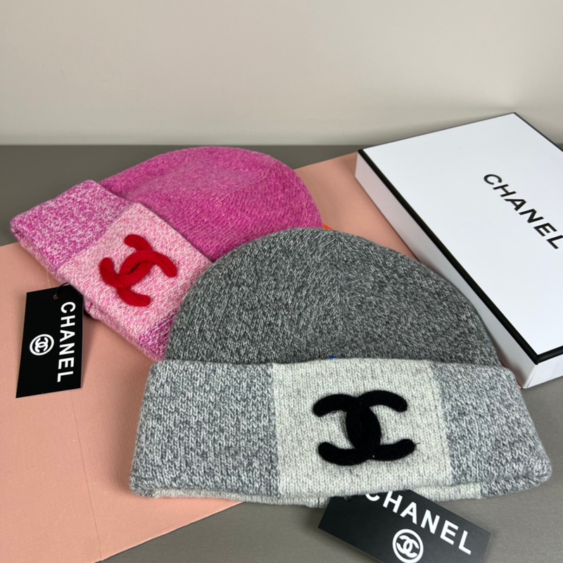 Chanel 厚手ニット帽