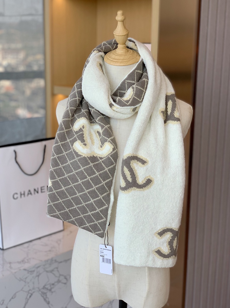 Chanel レディース大判ショール 暖かい