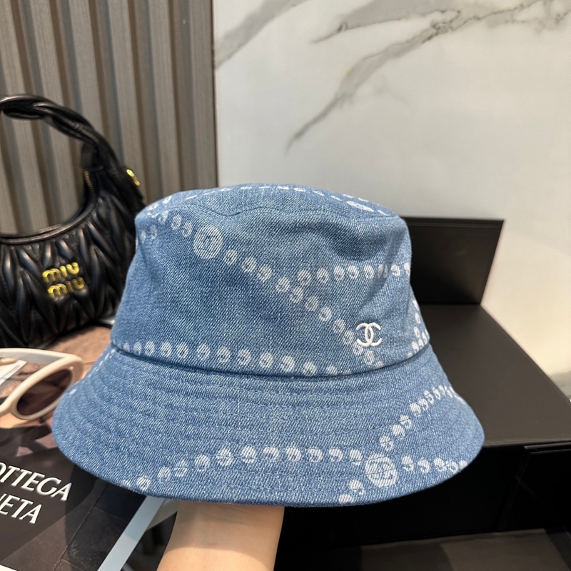Chanelデニムハットレディース