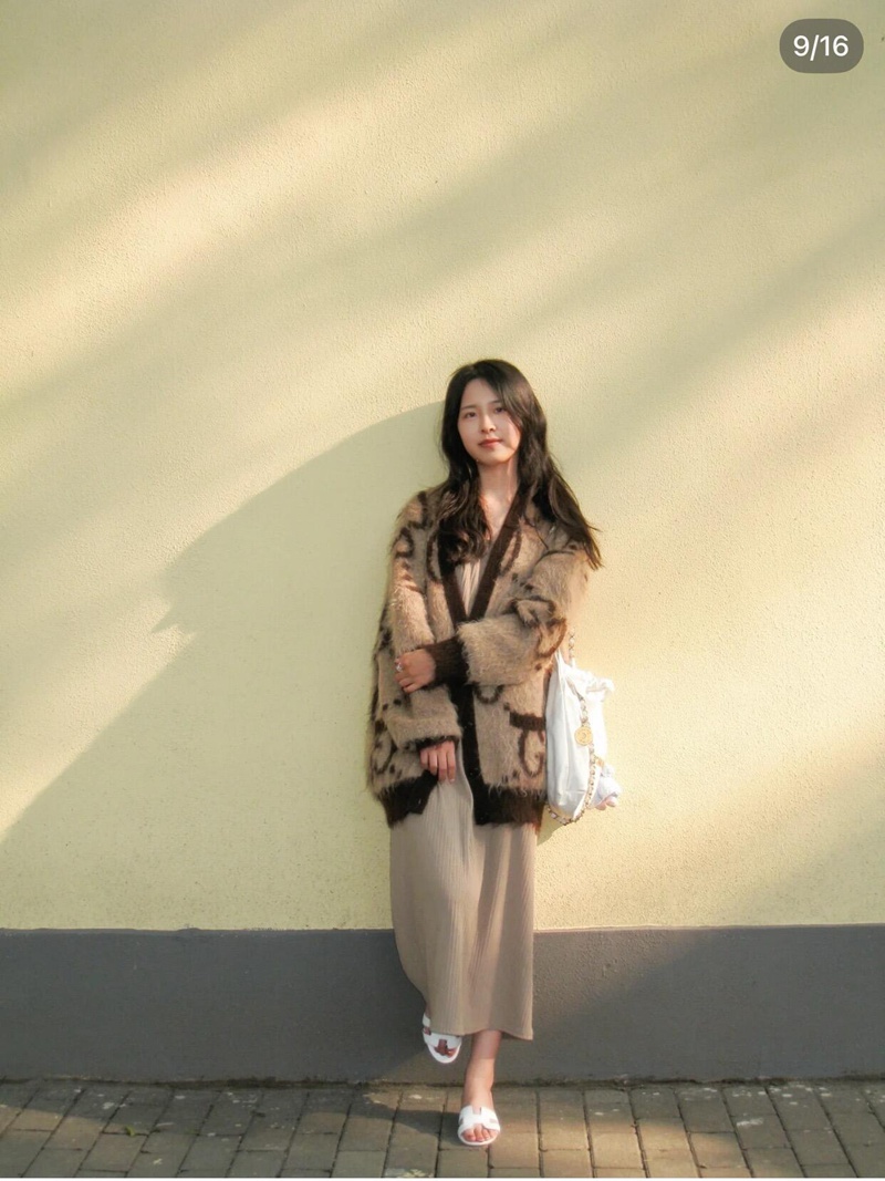 グッチオーバーサイズカーディガン