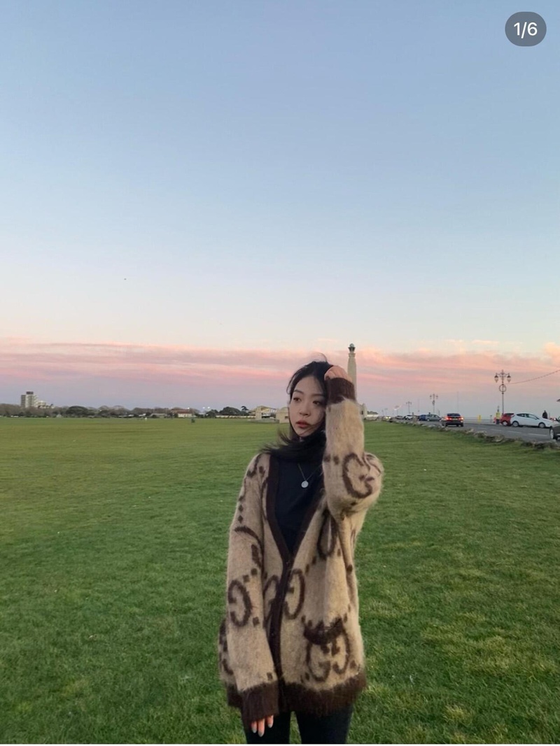 Gucci ロングカーディガン レディース