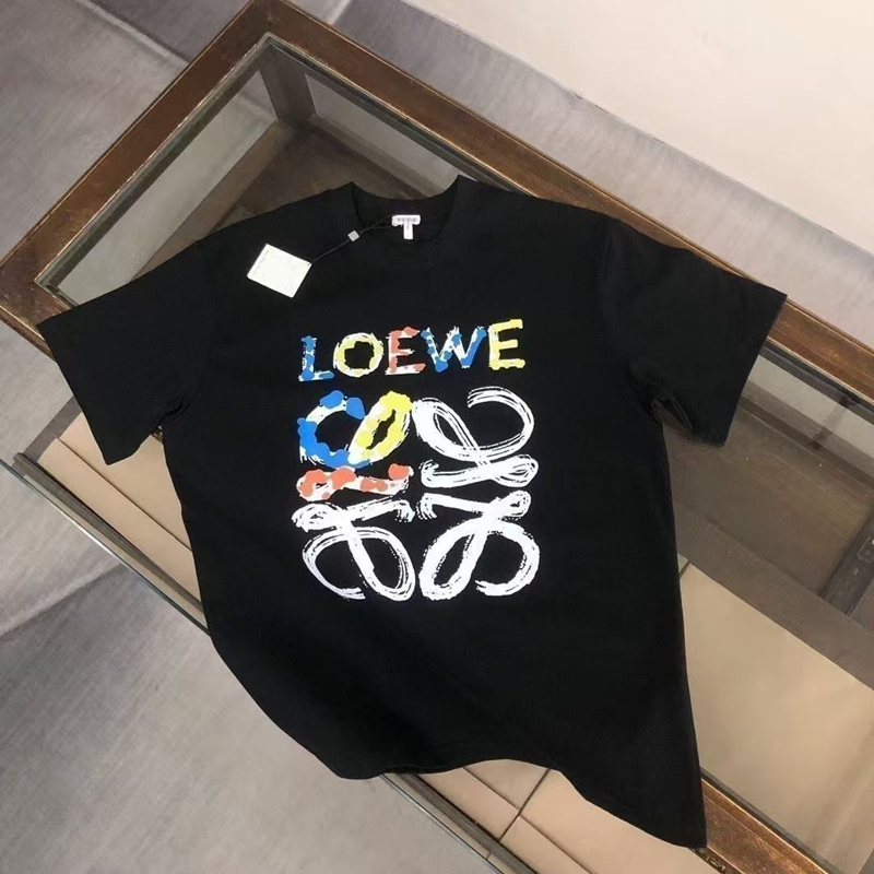 ロエベ夏Tシャツカットソーペアカップル