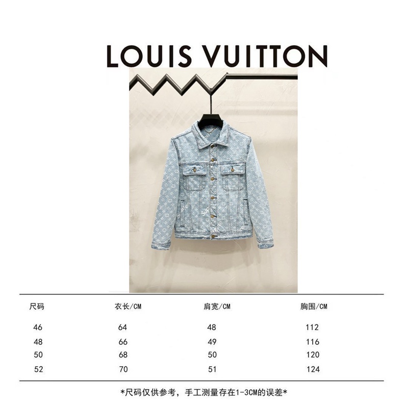 ハイブランドLVシュプリームデニムジャケット