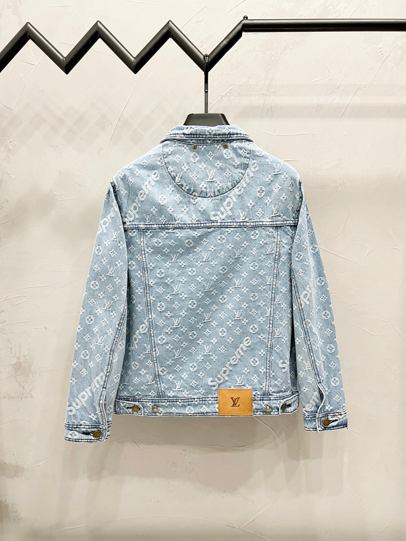 ブランドデニム上着ゆったり