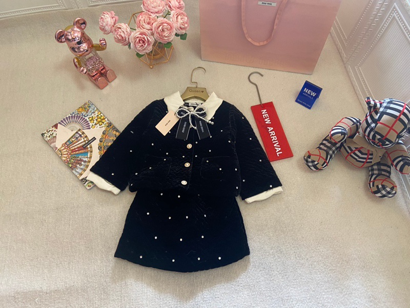 MiuMiuハイブランドガールズ中綿コート