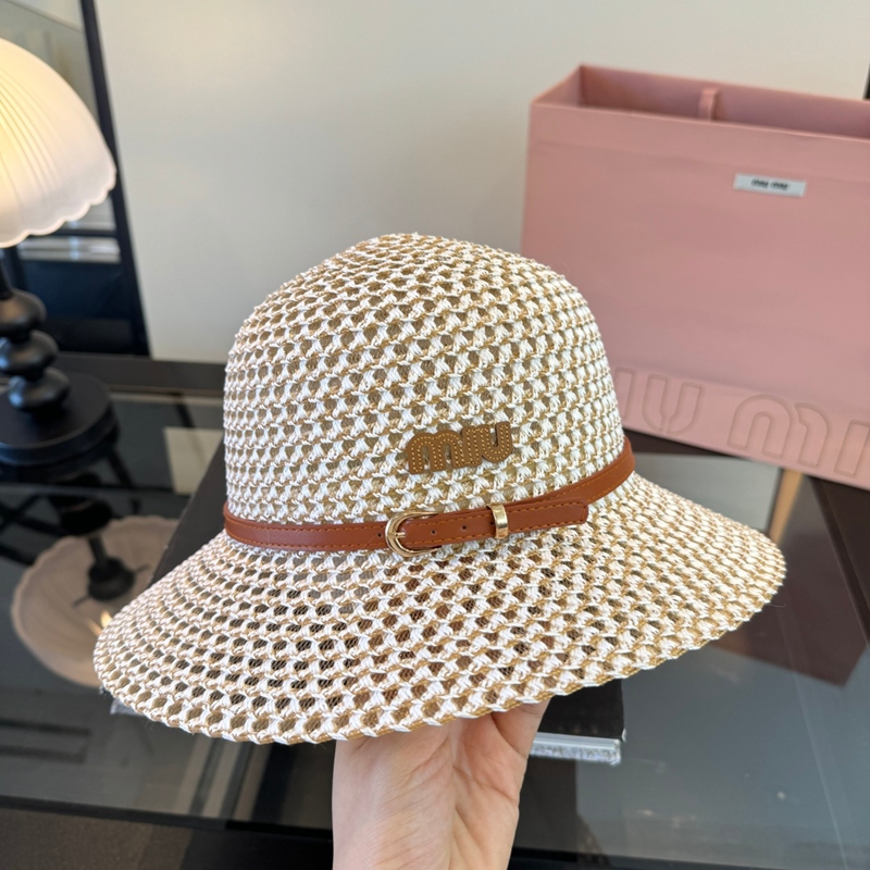 MiuMiuブランドレディース ストローハット