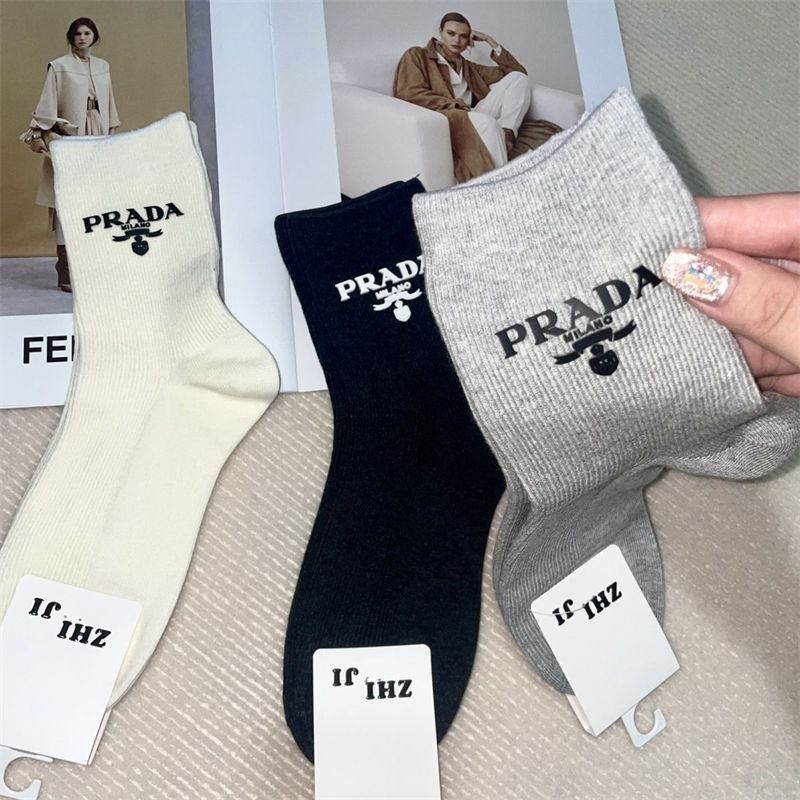 ブランドPradaソックス 男女兼用