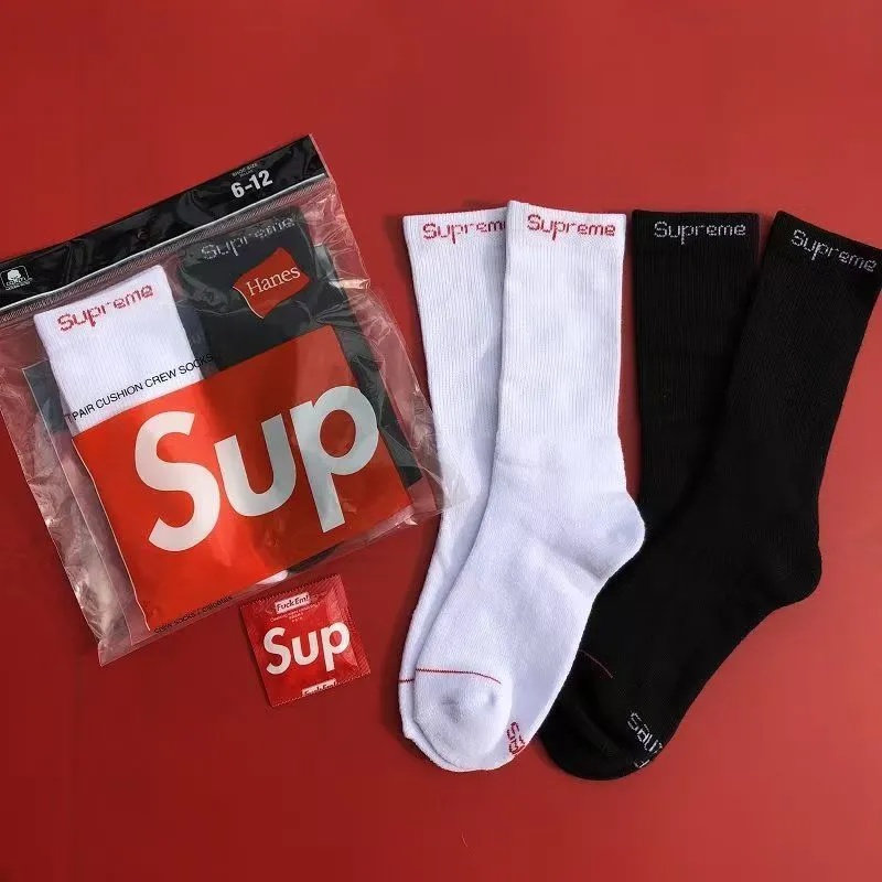 Supreme靴下 ソックス 男女兼用 ファッション