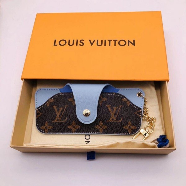 Louis Vuittonルイヴィトン風 ガネケース エスカル高級革製品レザーメガネケースサングラスケース 封筒形状 メンズ レディース ハイブランド 上質 めがねケース  小物入れ 金具 ユニセックス