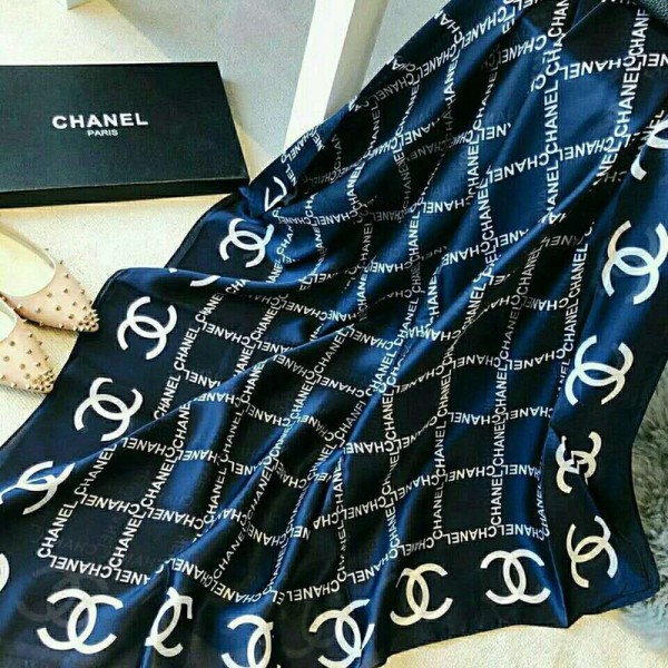 chanel 大判スカーフ防寒 秋冬暖かいレディースカジュアル 柔らかいシャネルマフラープレゼント優雅 ブランド風