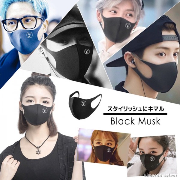 ハイブランド ヴィトン風 マスク 3Dマスク学生/大人用 メンズ レディース 薄型夏用 布マスク 接触冷感 通気性が良い Uvマスク 柔らかい 快適マスク コロナ対策 洗える LVマスク  在庫あり 