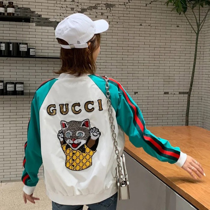 グッチ ブランドジャケット 刺繍入り ネゴ柄 gucci 服コピー春秋冬向け ...