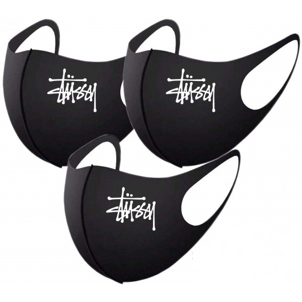 Stussy ハイブランドマスク 子供/大人用 防寒 通気性が良い  洗える 風邪マスク ステューシーmask 3D立体マスクパロディ人気  繰り返し使える 韓国 コロナウェルス対策 レディース 在庫あり