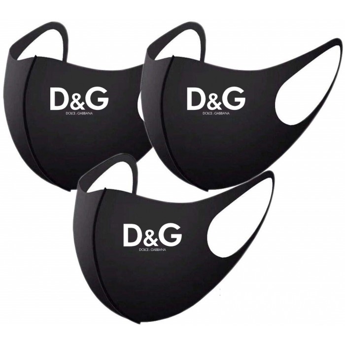 D&G/ディーアンドジーハイブランドマスク 洗える3d立体マスク 在庫ありメンズ花粉 何度も洗える抗菌有名ブランド大人子供サイズ