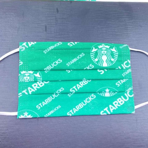 Starbucks/スターバックスmask やわらか 耳が痛くない高級ブランドマスク即納