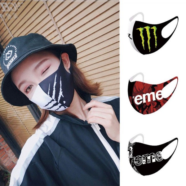 Supreme/シュプリーム マスク大人用 男女兼用 maskブランドステューシー洗えるマスクやわらか耳が痛くないマスク風邪 PM2.5 UV対策 春秋薄いマスク