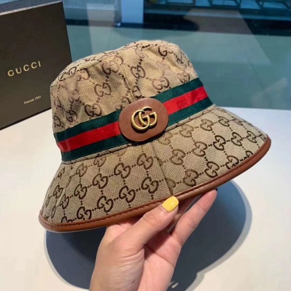 GUCCI ブランド グッチ 魚師 帽子 キャップ ファッションカジュアル 帽子 日焼け止め つば広帽子 韓国 レディース 折り畳み アウトドア 旅行 可愛 レトロキャップ ビーチ 釣りハット 野球帽