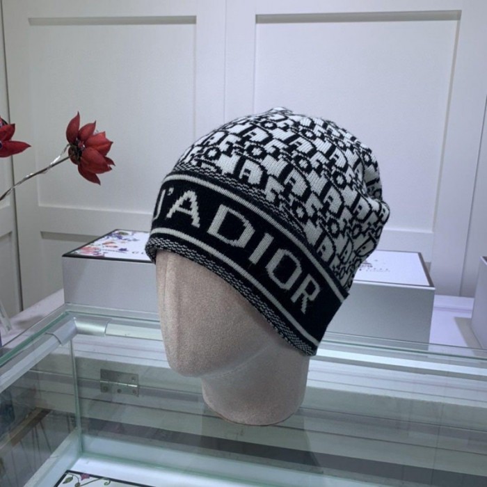 ディオール 帽子 編み物ニット製 秋冬 オシャレ潮流 ファッションカジュアル