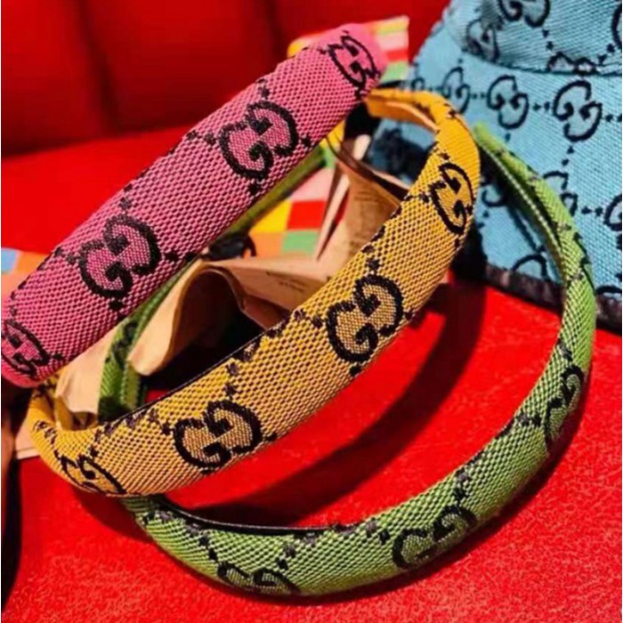 ハイブランドグッチカチューシャ女性向けシンプル Gucci定番プリント