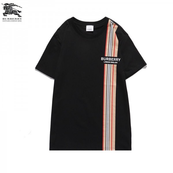 Burberry/バーバリーｔシャツハイブランドミニマリズムＴシャツ男女兼用ゆったりトップスシンプルでスタイリッシュ春夏 服 個性 気質 潮流T-shirt