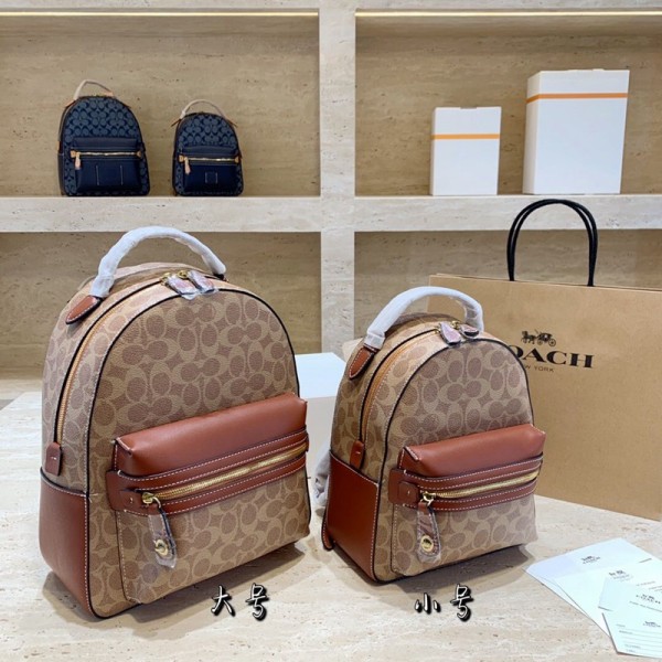 COACHコーチレディース向けショルダーバッグブランドおしゃれバックパック防水 軽量 汚れにくいバッグ高品質レザーカバン