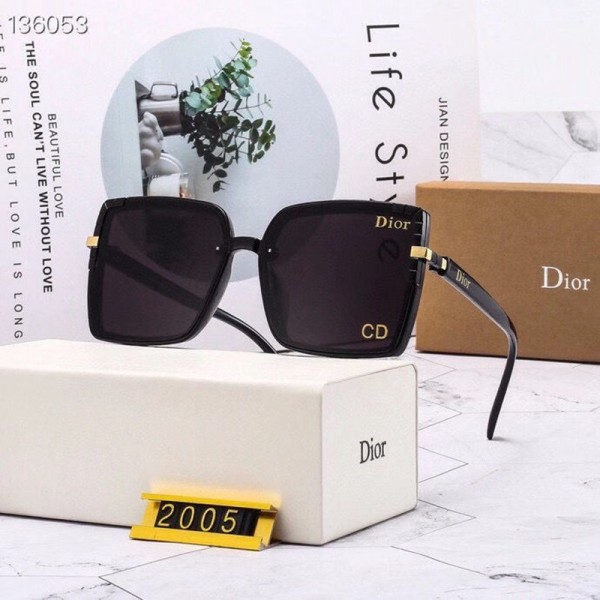 ディオールブランドファッションサングラスレディース2021新しい潮流ブロックサングラスUVカット個性 運転眼鏡