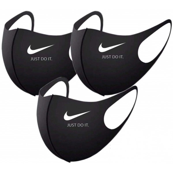 ブランド ナイキ洗えるマスク黒 小顔 繰り返しマスクNike花粉症 飛沫感染予防高品質なマスク耳が痛くならない柔らかいmask 3d立体マスクレディースメンズ大人用子供用