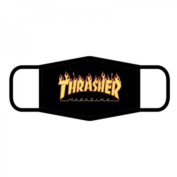 Thrasher ブランド洗えるマスクフレアー3 D 3層フィルター綿プリントロゴマスクおしゃれ飛沫 ウイルス花粉症対策マスクカップル調節可能マスク潮