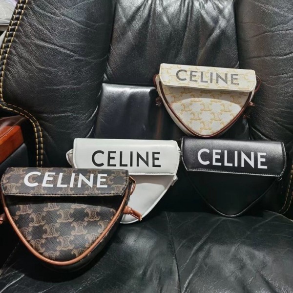 女性のバッグ2021セリーヌかわいい財布ブランドおしゃれ三角形 斜め掛けカバンCeline スター同型 高級感ミニショルダーバッグ