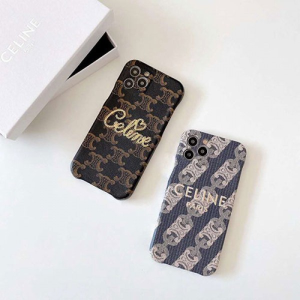 CELINE/セリーヌ ブランド iphone12/12mini/12pro/12pro maxケース  iphone 11/xs/x/8/7ケースins風 かわいい 女性向け Iphone xr/11/11pro maxケース iphone x/8/7 plusケース大人気