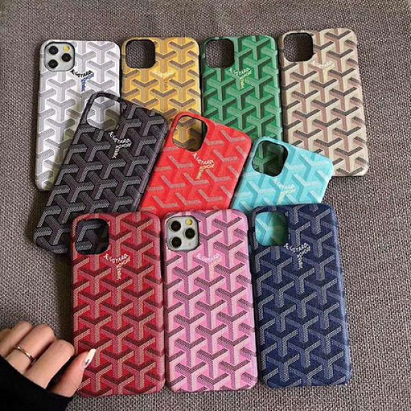 ゴヤールシンプル iphone13/13mini/13pro/13pro maxケースブランドコピーGoyard 上品iphone12/12 mini/12 pro/12pro maxケースブランド経典プリント iphone11/11pro maxケース ジャケット