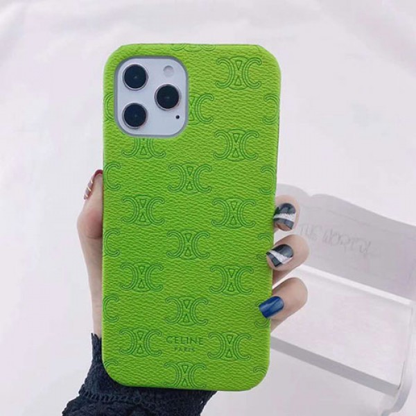 CELINE/セリーヌファッション セレブ愛用 iphone12/12 mini/12 pro/12pro maxケース 激安カラフルなエンボスiphone xr/xs max/11proケースブランドジャケット型 2020 iphone12ケース 高級 人気