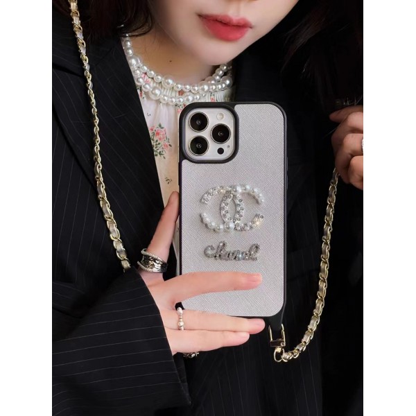 Chanel シャネルiphone15 plus 15 pro max ケース ハイブランド メンズiphone 13 14 15ケース 人気ブランド 女子ブランド スマホショルダー アイフォン15 14 plus 13 pro max 12 11スマホケースストラップ ブランド携帯カバー